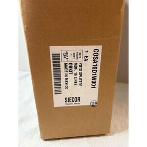 SIECOR POTS Splitter MDF 16 Lines COSA16D1W001‎ New
